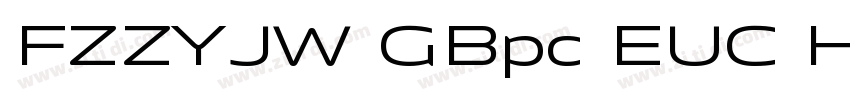 FZZYJW GBpc EUC H GB字体转换